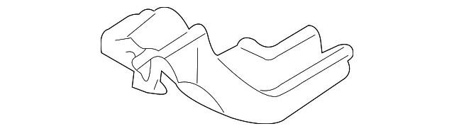 Frame L Bumper Fside - Driver's Side (LH) - Mazda (NC10-54-390A)