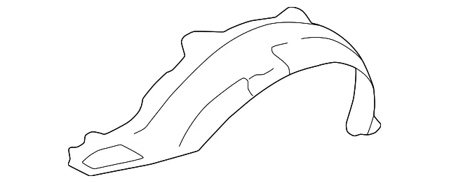 Fender Liner - Passenger Side (RH) - Mazda (NC10-56-131F)
