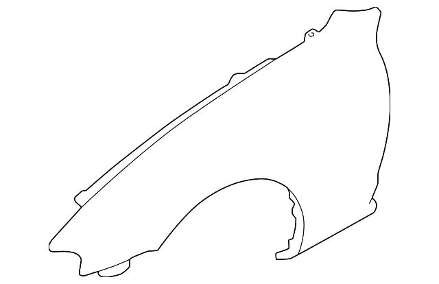 Fender - Driver's Side (LH) - Mazda (NCY0-52-210F)