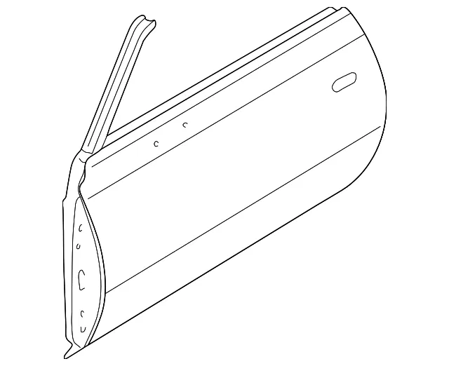 Door Shell - Passenger Side (RH) - Mazda (NCY0-58-02XK)