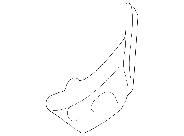 Panel R Rr Fender Lower - Passenger Side (RH) - Mazda (NCY0-70-4A0)