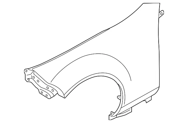 Fender - Passenger Side (RH) - Mazda (NE51-52-110C)