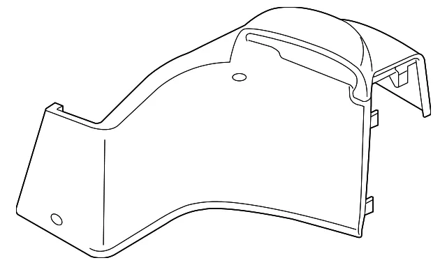 Quarter Trim Panel - Passenger Side (RH) - Mazda (NF28-68-520F-02)