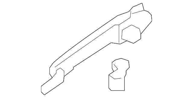 Handle, Outside - Passenger Side (RH) - Mazda (NG20-58-410D-86)