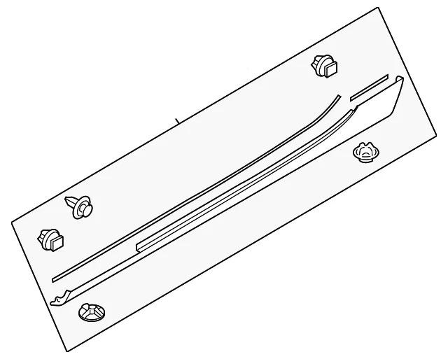 MOLDING R SIDE STEP - MAZDA (NH5251P40C63)
