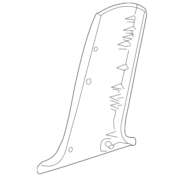 Lower Pillar - Passenger Side (RH) - Mazda (T002-68-220D-80)