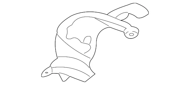 Ins L Wheel Apron - Driver's Side (LH) - Mazda (T006-56-322D)