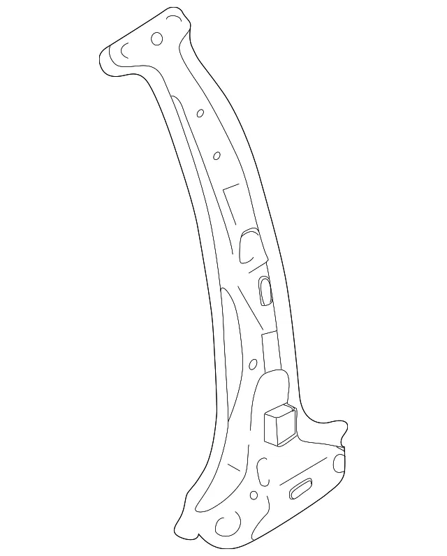 Pillar Reinforced - Driver's Side (LH) - Mazda (T060-71-38XA)