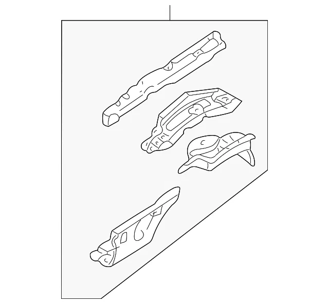 Apron Assembly - Driver's Side (LH) - Mazda (T0Y0-54-21Y)