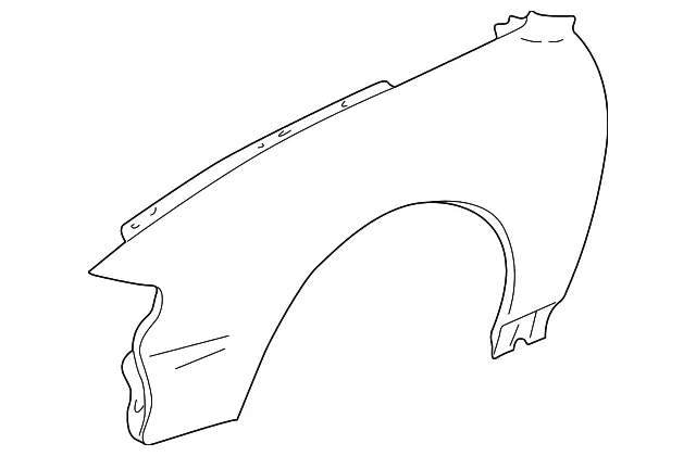 Fender - Driver's Side (LH) - Mazda (TA01-52-211B)
