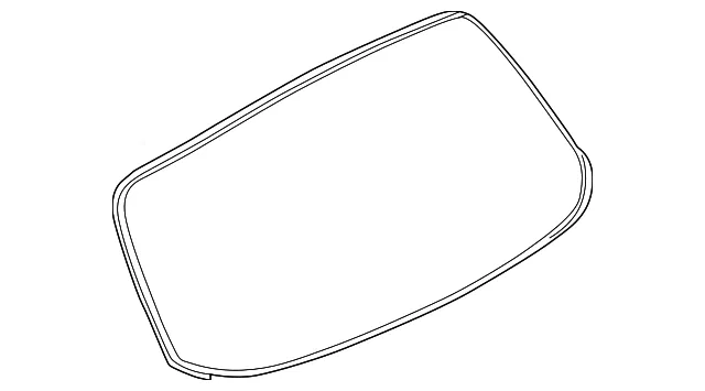Molding Upper Back Wind - MAZDA (TA0450611D)