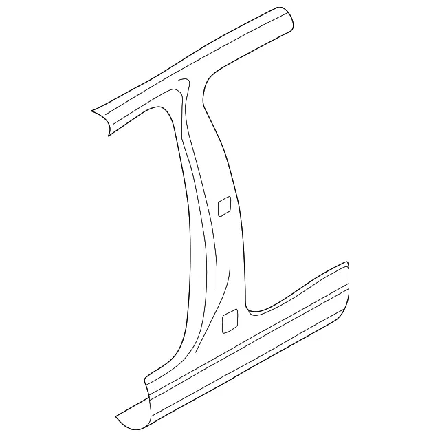 Center Pillar - Passenger Side (RH) - Mazda (TCY6-70-350B)