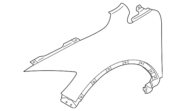 Fender - Passenger Side (RH) - Mazda (TD11-52-110E)