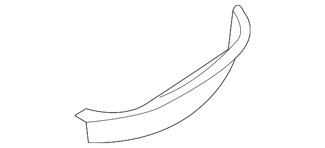 Recess L Door Trim - Driver's Side (LH) - Mazda (TD11-68-DD6A-34)