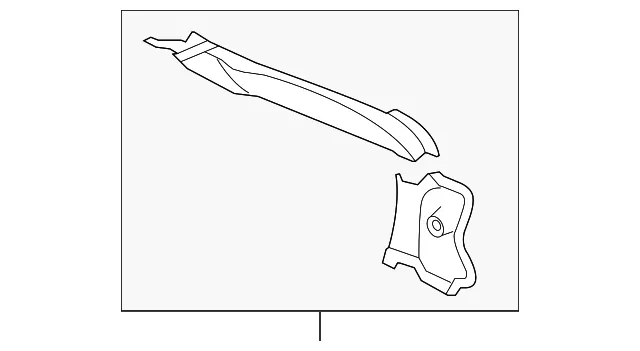 Outer Pillar - Passenger Side (RH) - Mazda (TD11-70-44XC)