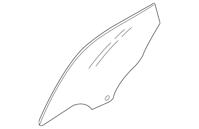 Glass Rt Door - MAZDA (TD8472510A)