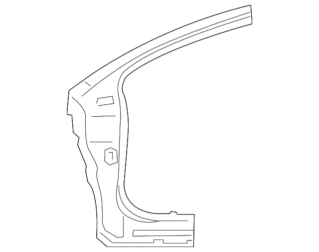 Hinge Pillar - Driver's Side (LH) - Mazda (TDY1-71-221D)