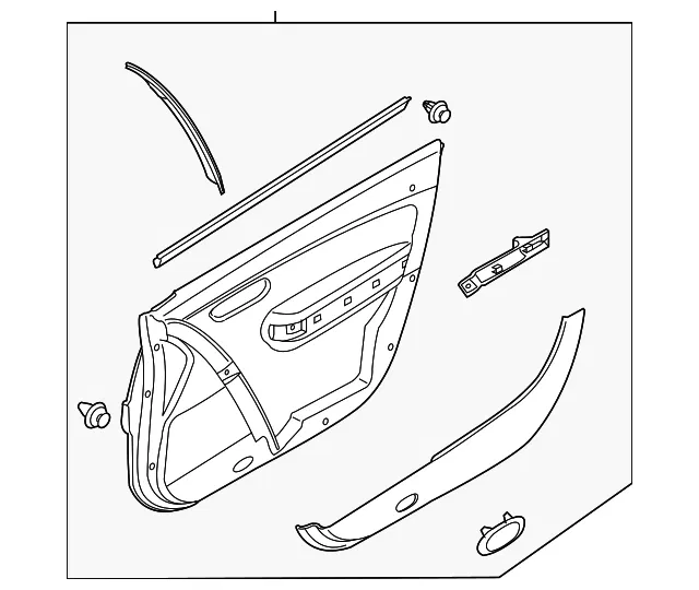 TRIM L DOOR - MAZDA (TE706846034)