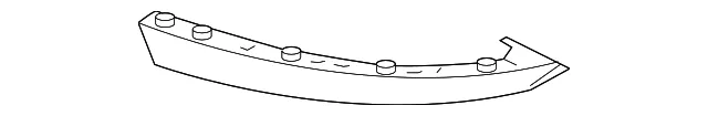 Valance - Driver's Side (LH) - Mazda (TK48-50-371)