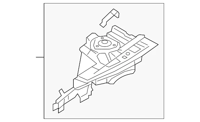 Apron Assembly - Passenger Side (RH) - Mazda (TK48-53-210A)