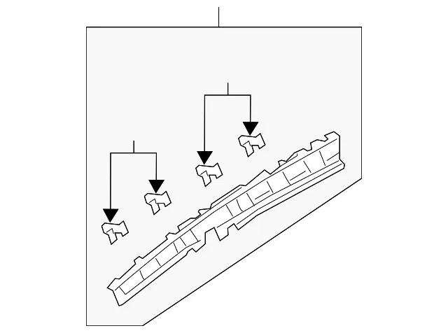 Roof Rail - Driver's Side (LH) - Mazda (TK48-71-05YA)