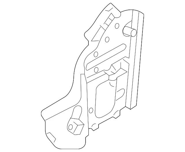 Inner Hinge Pillar - Driver's Side (LH) - Mazda (TK48-71-230)