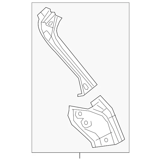 Outer Pillar - Driver's Side (LH) - Mazda (TK48-71-44XA)
