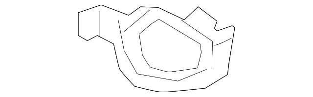 Quarter Panel Speaker Bracket - Driver's Side (LH) - Mazda (TK79-68-874)