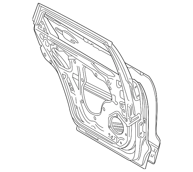 Body(R) Rear Door - Passenger Side (RH) - Mazda (TKY0-72-02XE)