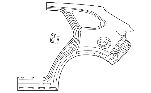 Quarter Panel - Driver's Side (LH) - Mazda (TKY8-71-410B)