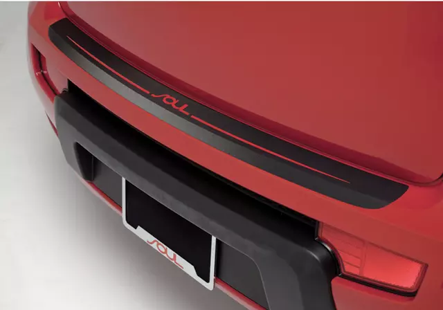 Rear Bumper Protector, Black - Kia (U8390-2K000)