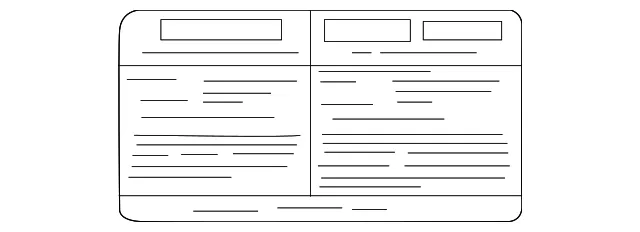 A/C System Information Label - Mazda (VC67-61-439)