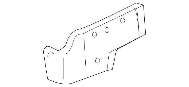 Fender Mount Bracket - Driver's Side (LH) - Mazda (ZZC0-52-220)