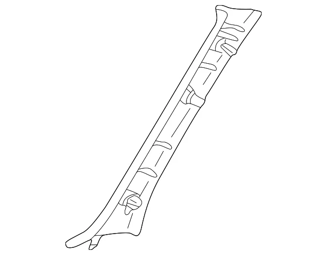 Trim Lt Pillar - Driver's Side (LH) - Mazda (ZZC0-68-170-76)