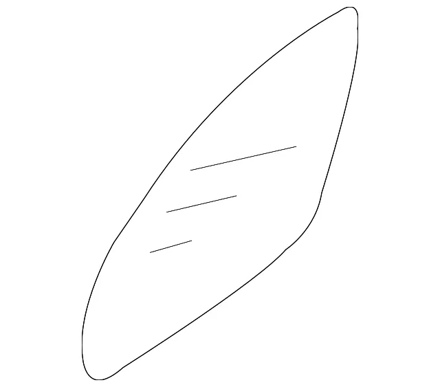 Mirror Glass - Driver's Side (LH) - Mazda (ZZC0-69-1G7)