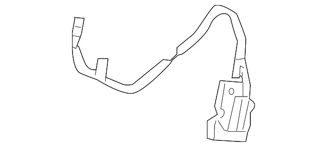 Latch L Rear Seat Back - MAZDA (ZZC057572)