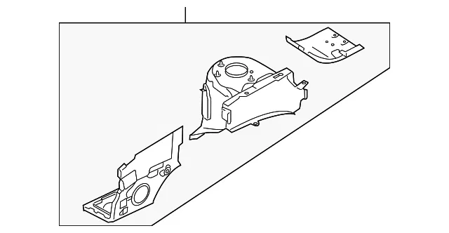 Apron Assembly - Driver's Side (LH) - Mazda (ZZCA-54-31X)