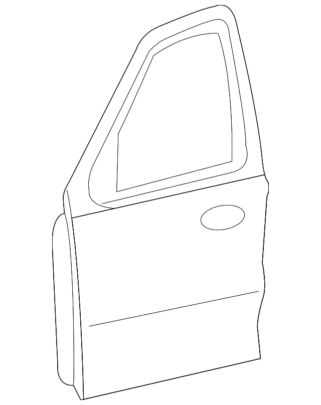 Door Shell - Passenger Side (RH) - Mazda (ZZCA-58-010A)