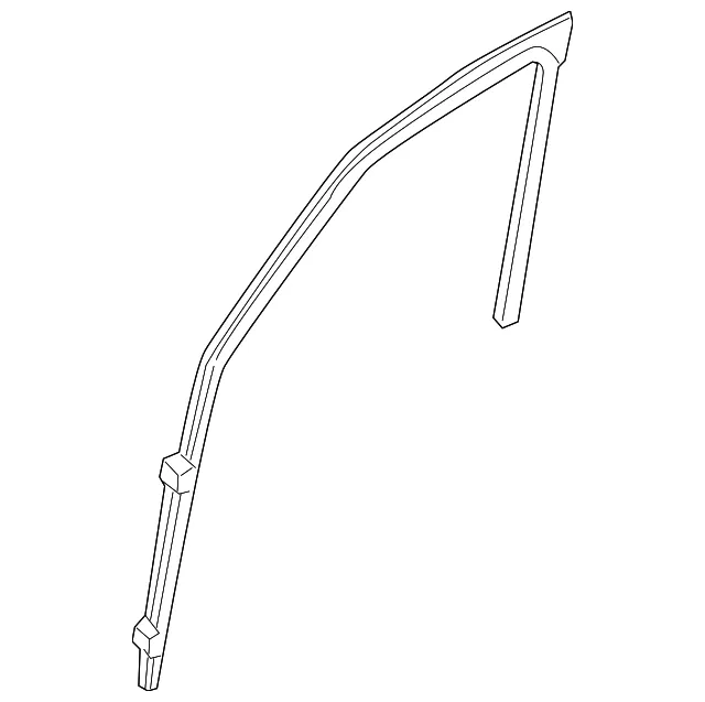 Glass Channel Lt - Driver's Side (LH) - Mazda (ZZCA-59-605A)