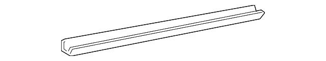 Weatherstrip Lt - Driver's Side (LH) - Mazda (ZZCA-59-821B)