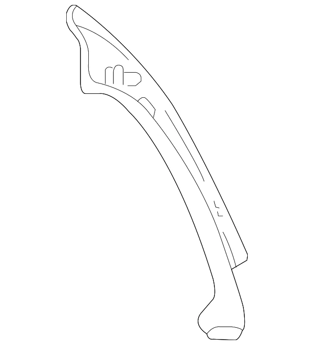 Trim R D Pillar - Passenger Side (RH) - Mazda (ZZCA-68-280A-32)