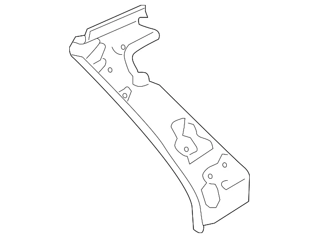 Pillar Reinforced - Driver's Side (LH) - Mazda (ZZCA-71-450)