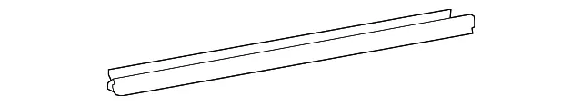 Weatherstrip L Inn - Driver's Side (LH) - Mazda (ZZCA-73-821A)