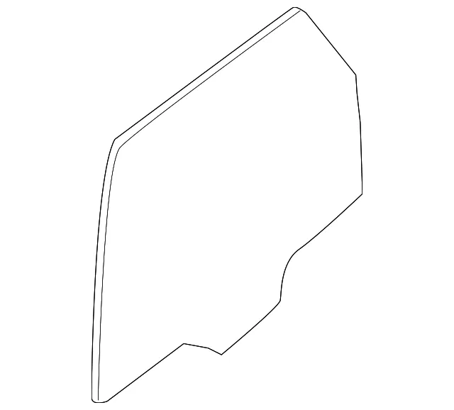 Glass L Door R - MAZDA (ZZCC73501)
