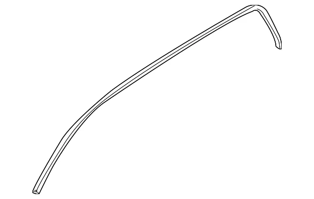 Weatherstrip Rt - Passenger Side (RH) - Mazda (ZZDA-58-831)