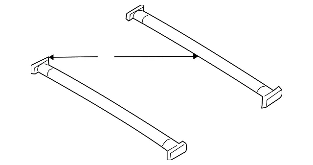 Rack Roof Front - MAZDA (ZZDA517C0A)