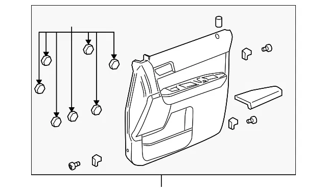 Trim(L) Door - Driver's Side (LH) - Mazda (ZZDC-69-420-25)