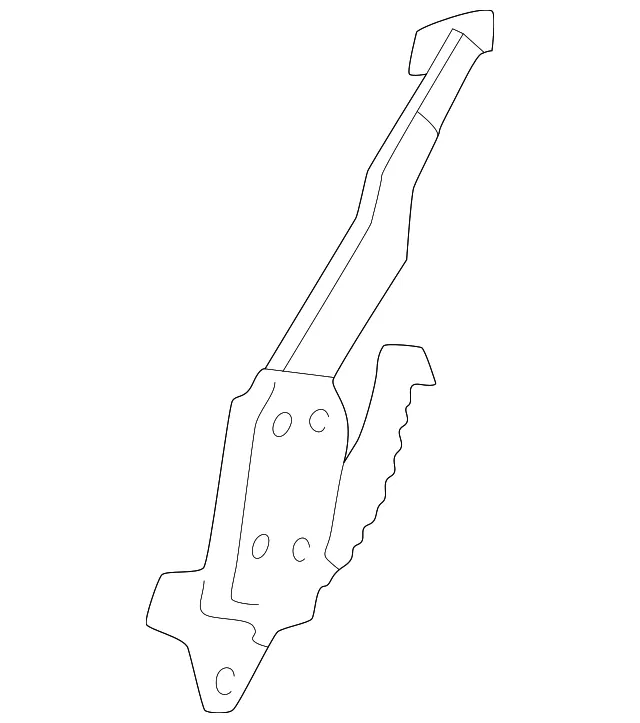 Window Regulator - Passenger Side (RH) - Mazda (ZZM1-58-560B)