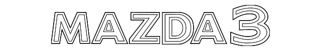 Deck Lid Emblem - Mazda (b1j151720)