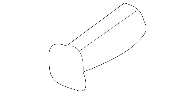 Door Window Belt Weather Strip Cap - Mazda (b25d50664)